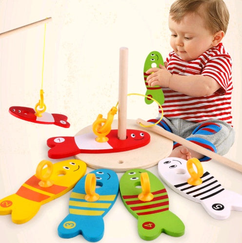 Discover the Joy of Learning with the Children’s Wooden Fishing Educational Toy